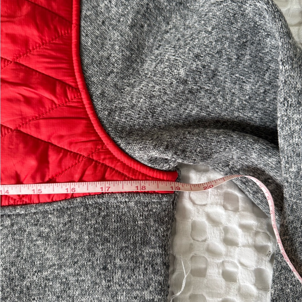 18. Zyia Gray and Red Full-Zip Jacket - Picture 2 of 4